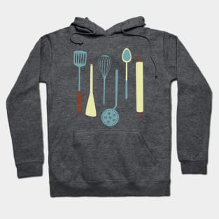 Vintage Kitchen Utensils for Cooks Hoodie